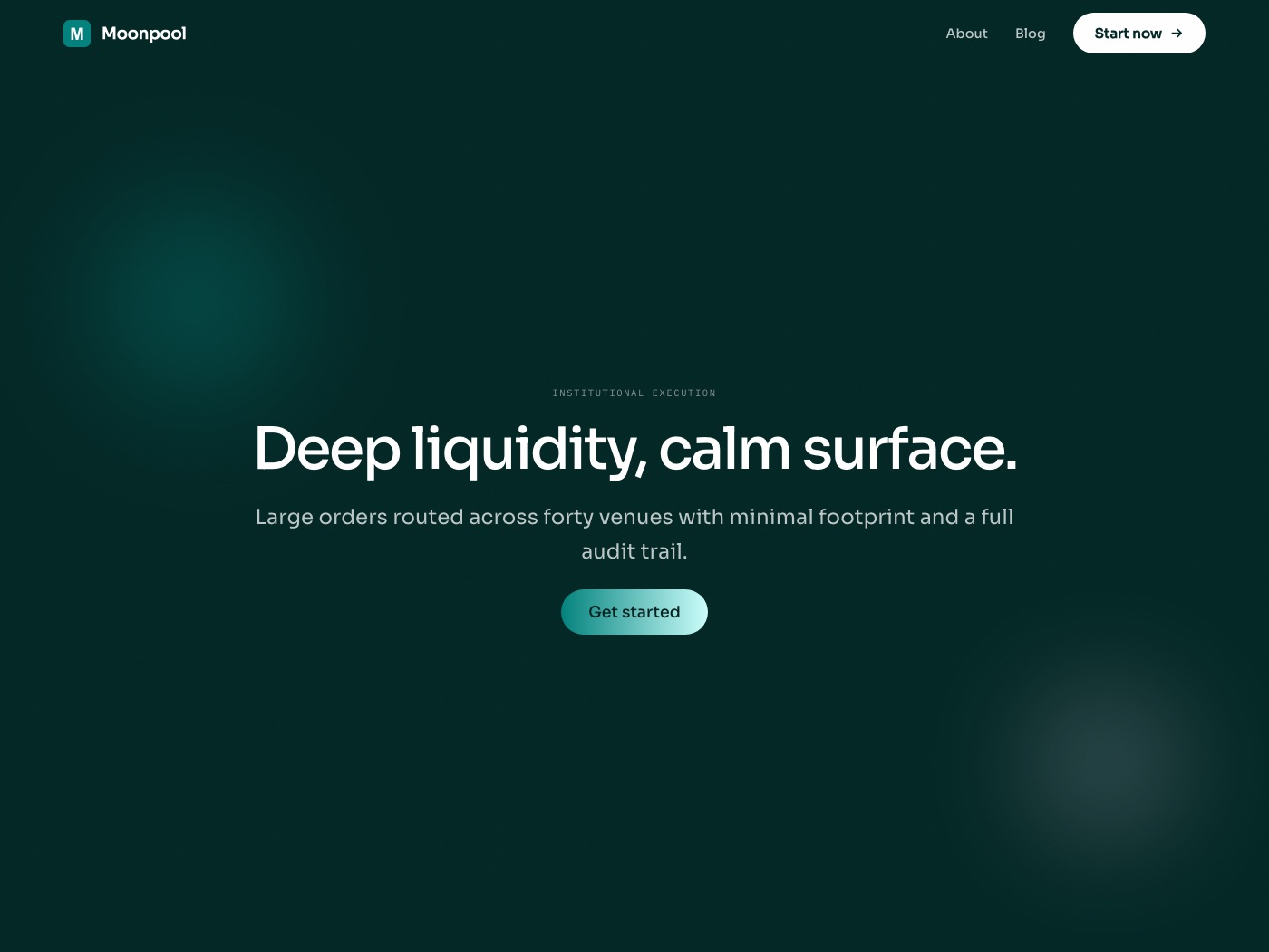 Abyss design worldview: a demonstration homepage built in this architecture