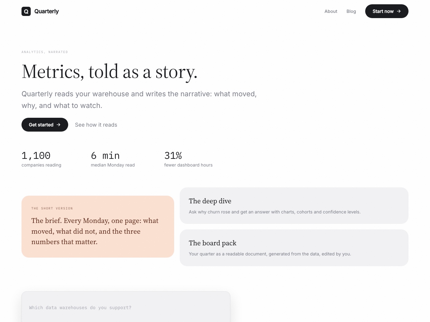 Almanac design worldview: a demonstration homepage built in this architecture