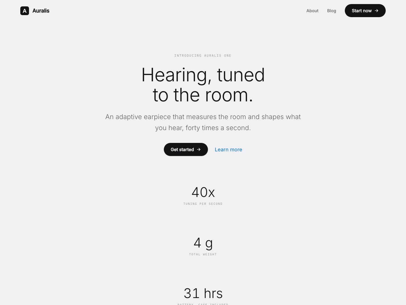 Keynote design worldview: a demonstration homepage built in this architecture