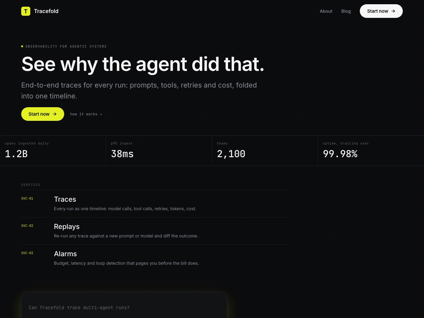 Midnight design worldview: a demonstration homepage built in this architecture