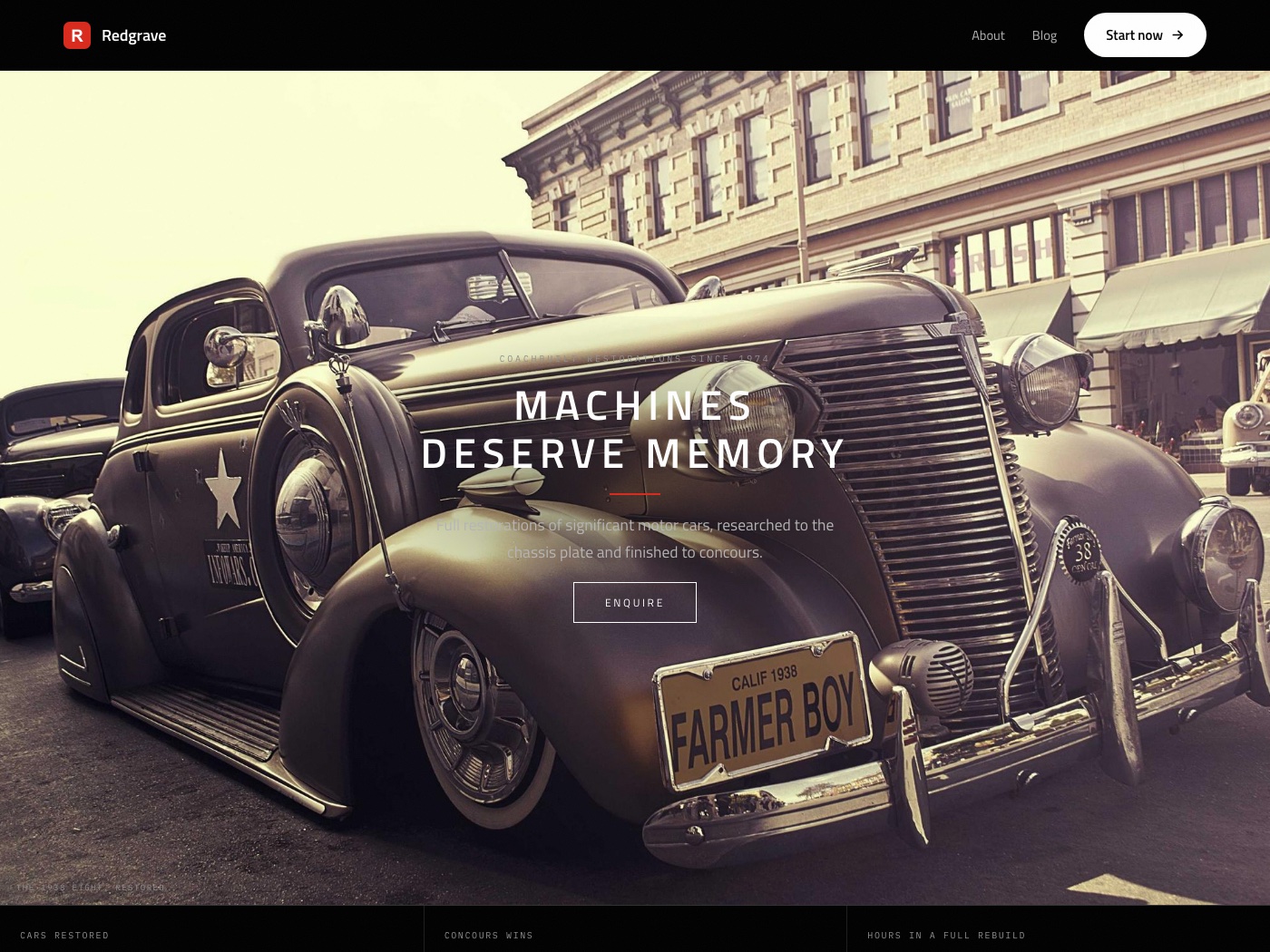 Redline design worldview: a demonstration homepage built in this architecture