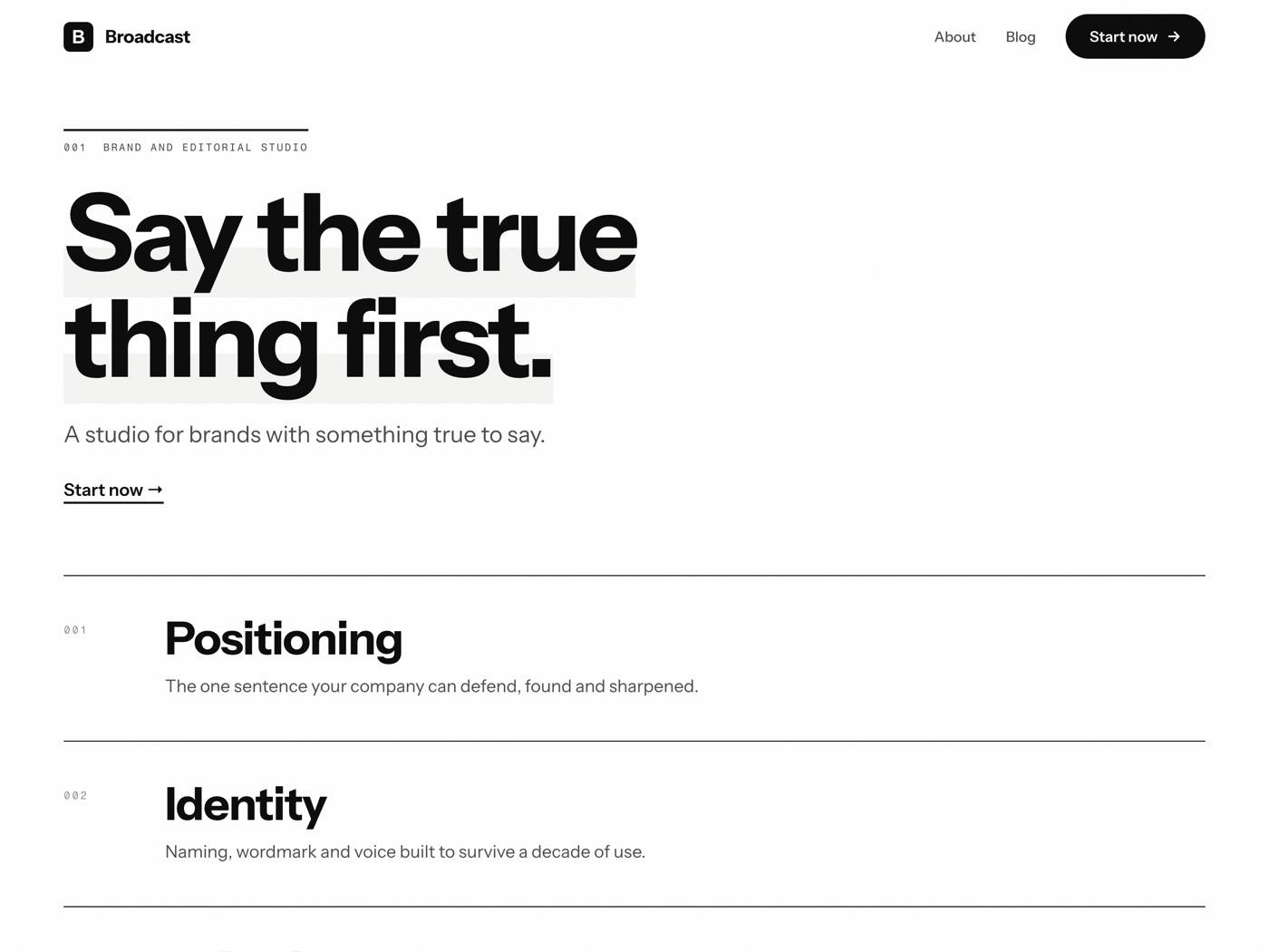Signal design worldview: a demonstration homepage built in this architecture