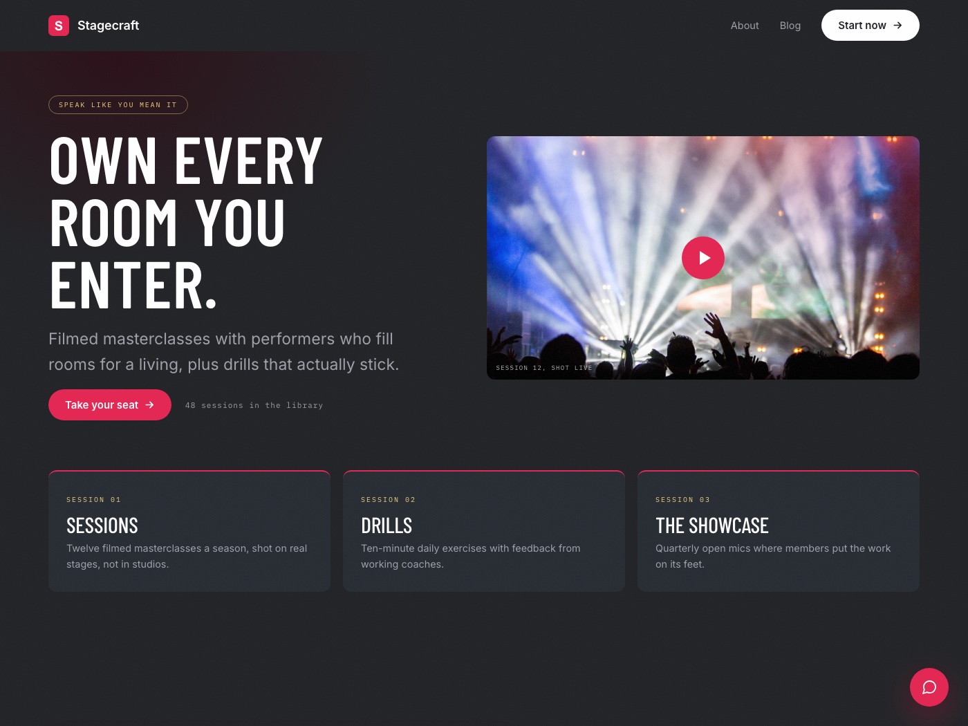 Spotlight design worldview: a demonstration homepage built in this architecture