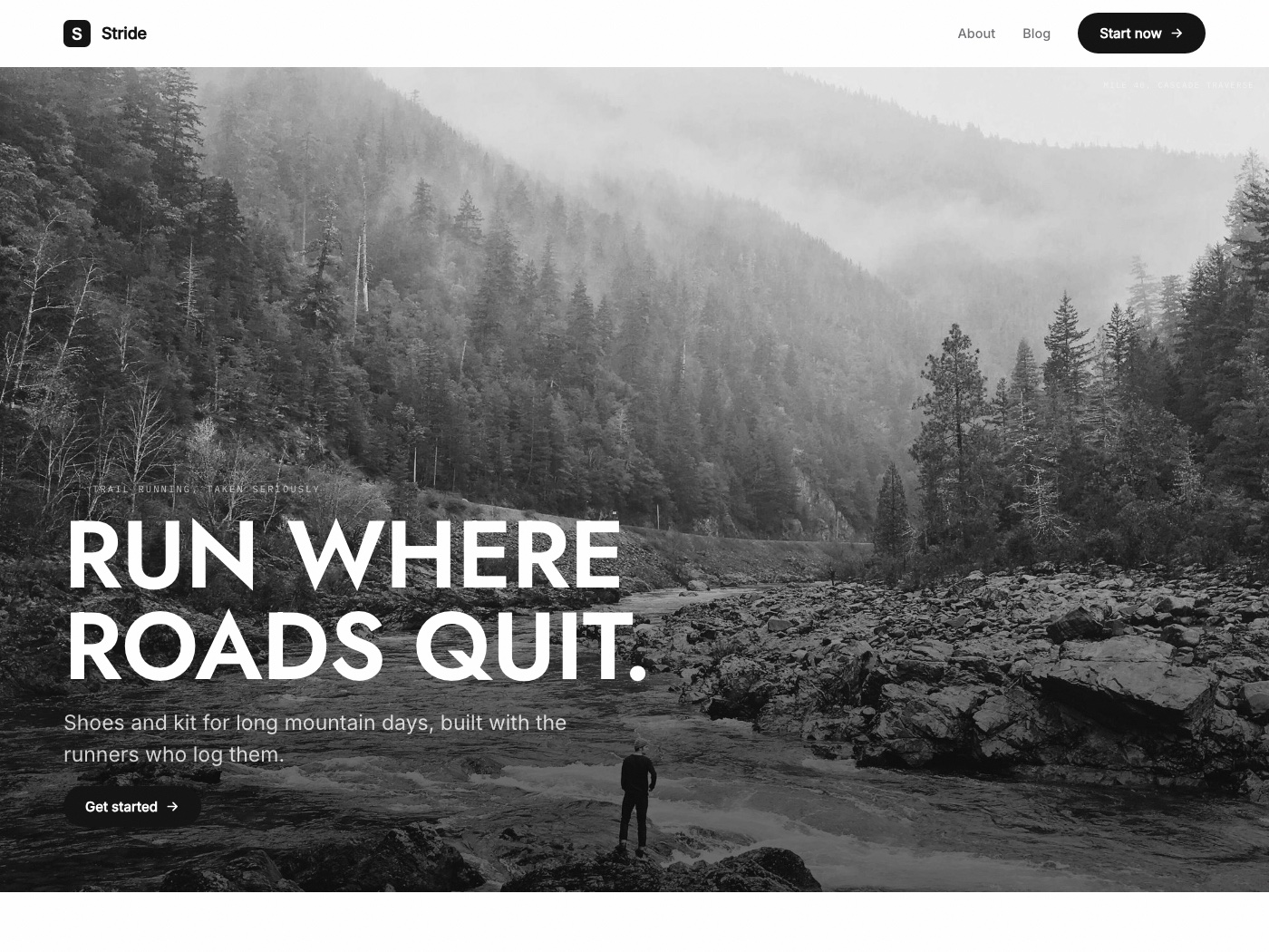 Sprint design worldview: a demonstration homepage built in this architecture